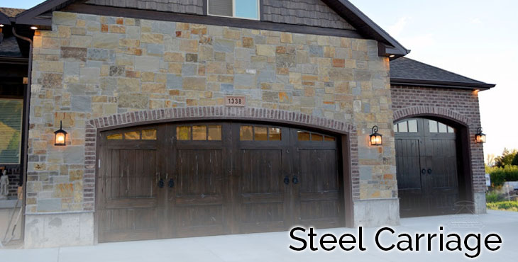 steel carriage garage door